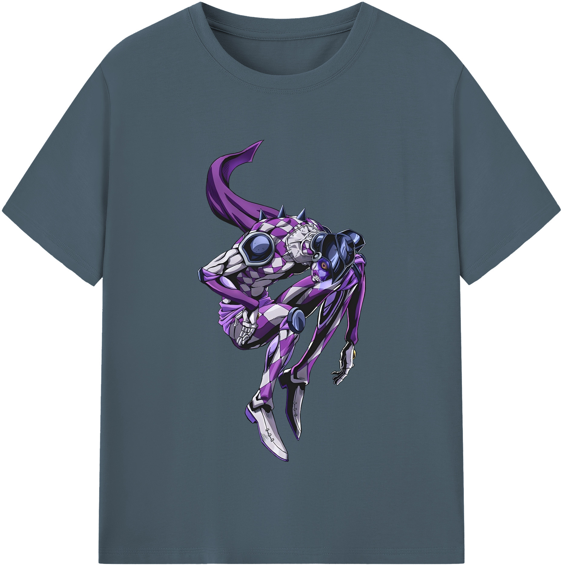 （画像用） ジョジョの奇妙な冒険 パンナコッタ?フー JoJo's Bizarre Adventure Pannacotta Fugo 綿100％半袖Tシャツ（フロントプリント）
